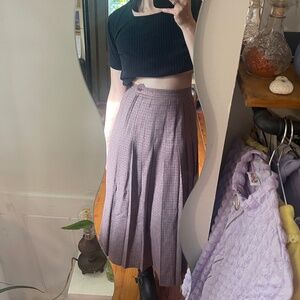 Vintage PANTHER Plaid Skirt